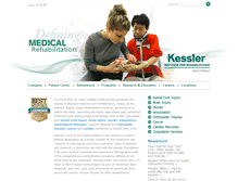 Tablet Screenshot of kessler-rehab.com